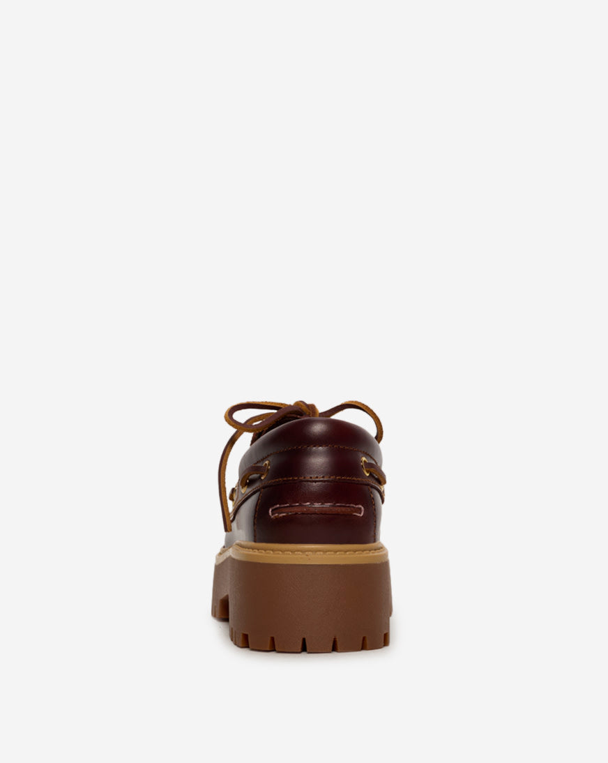Stone Street Platform Boat Shoe