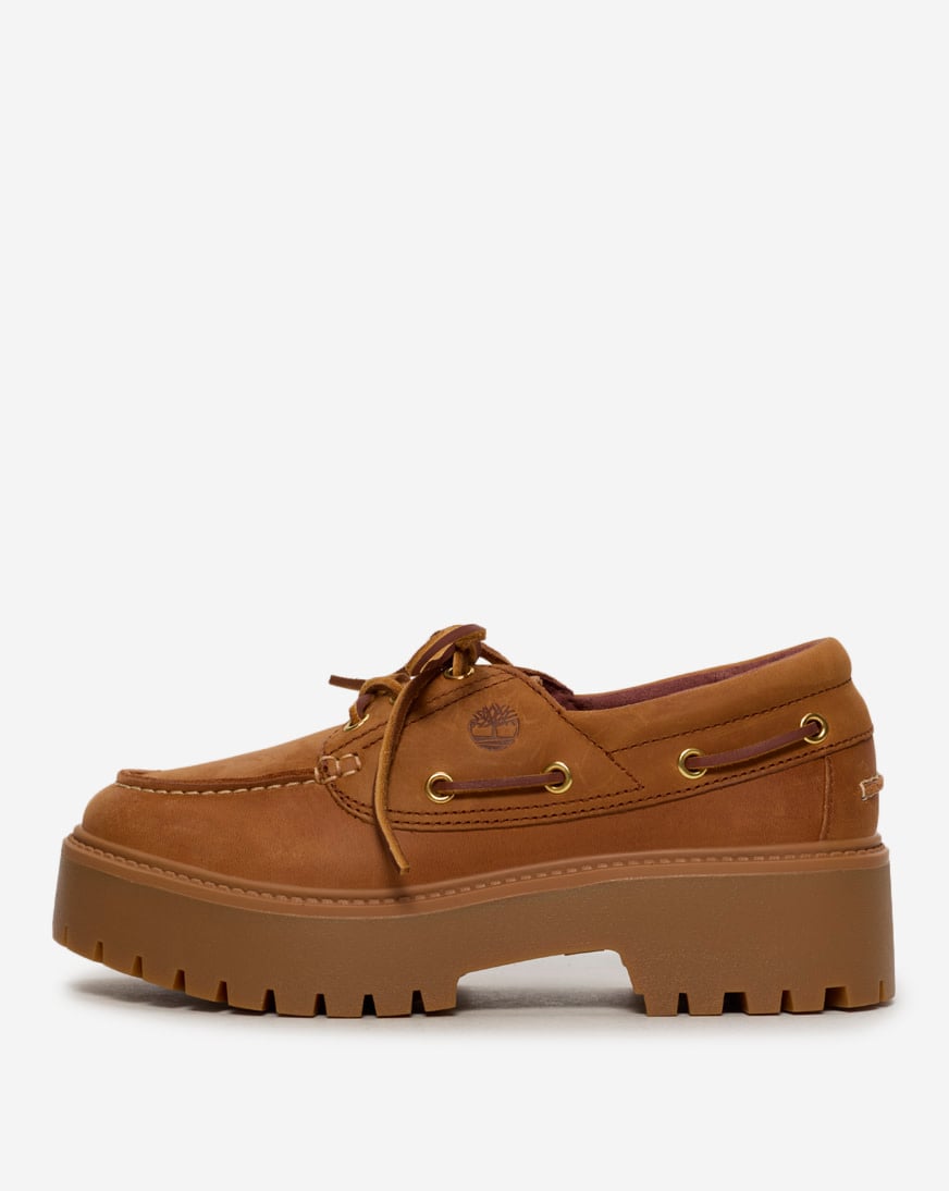 Stone Street Platform Boat Shoe