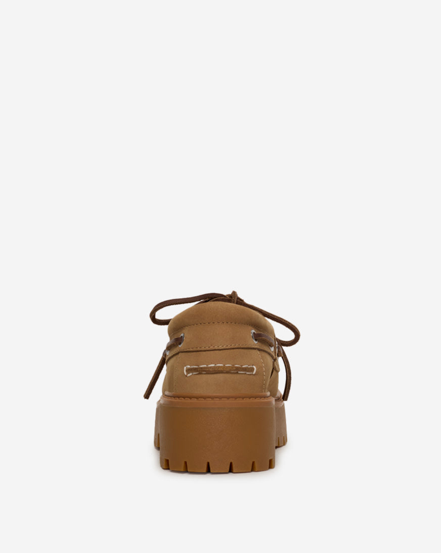Stone Street Platform Boat Shoe