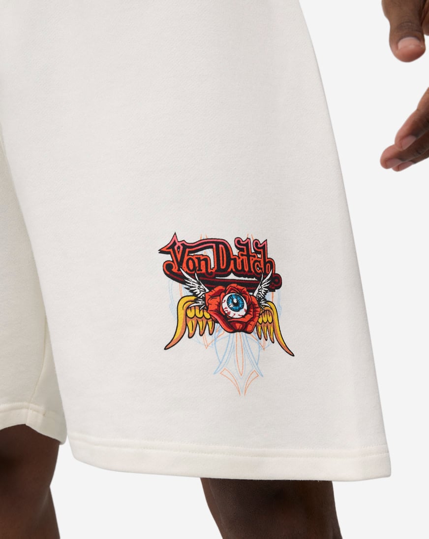 Floral Logo Fleece Shorts