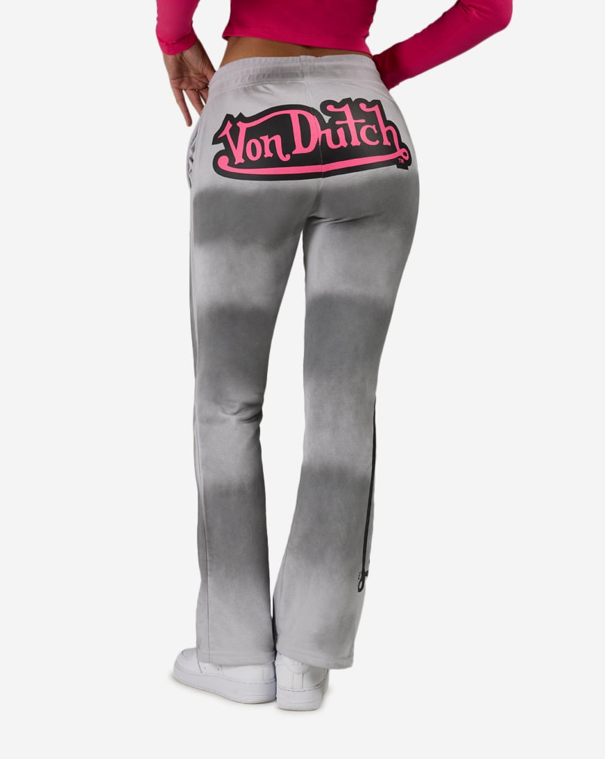 Fleece Patch Wide Leg Pants